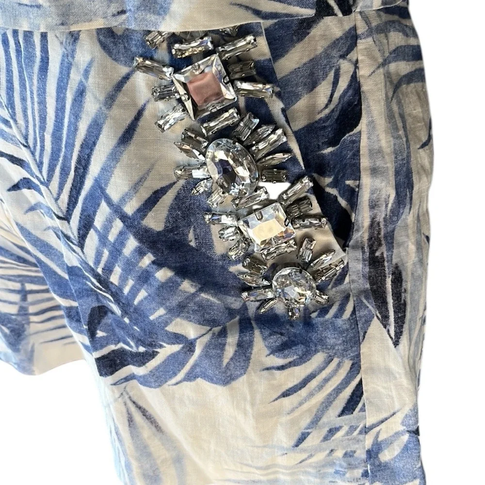 J.O.A. los Angeles Just One Answer 2 piece Linen Short Set - Picture 8 of 16